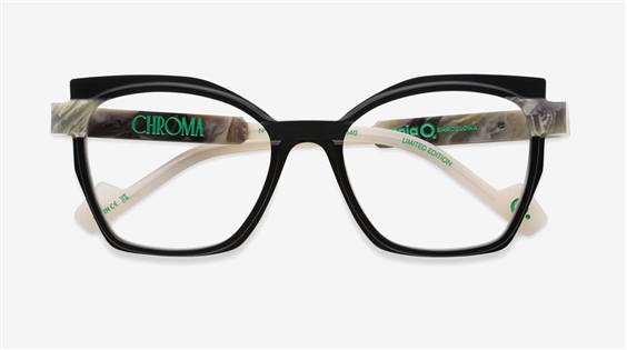 Eyeglasses frame Etnia Barcelona Woman CHROMA CHR039 52 BKGY - CHR039 52 BKGY